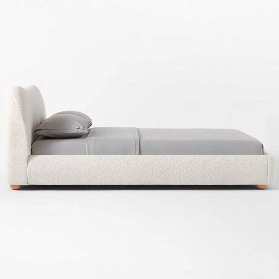 VELQIS Modern Boucle Bedframe