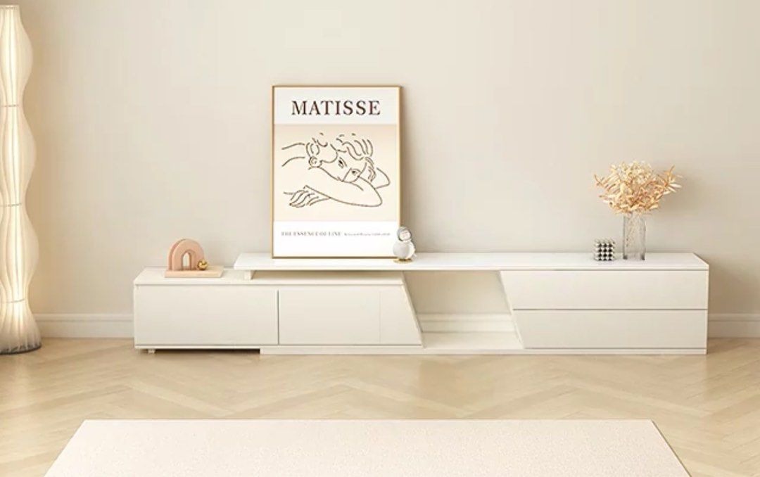 KANTAROS Modern Extendable TV Console & Coffee Table - Radical Homes Singapore