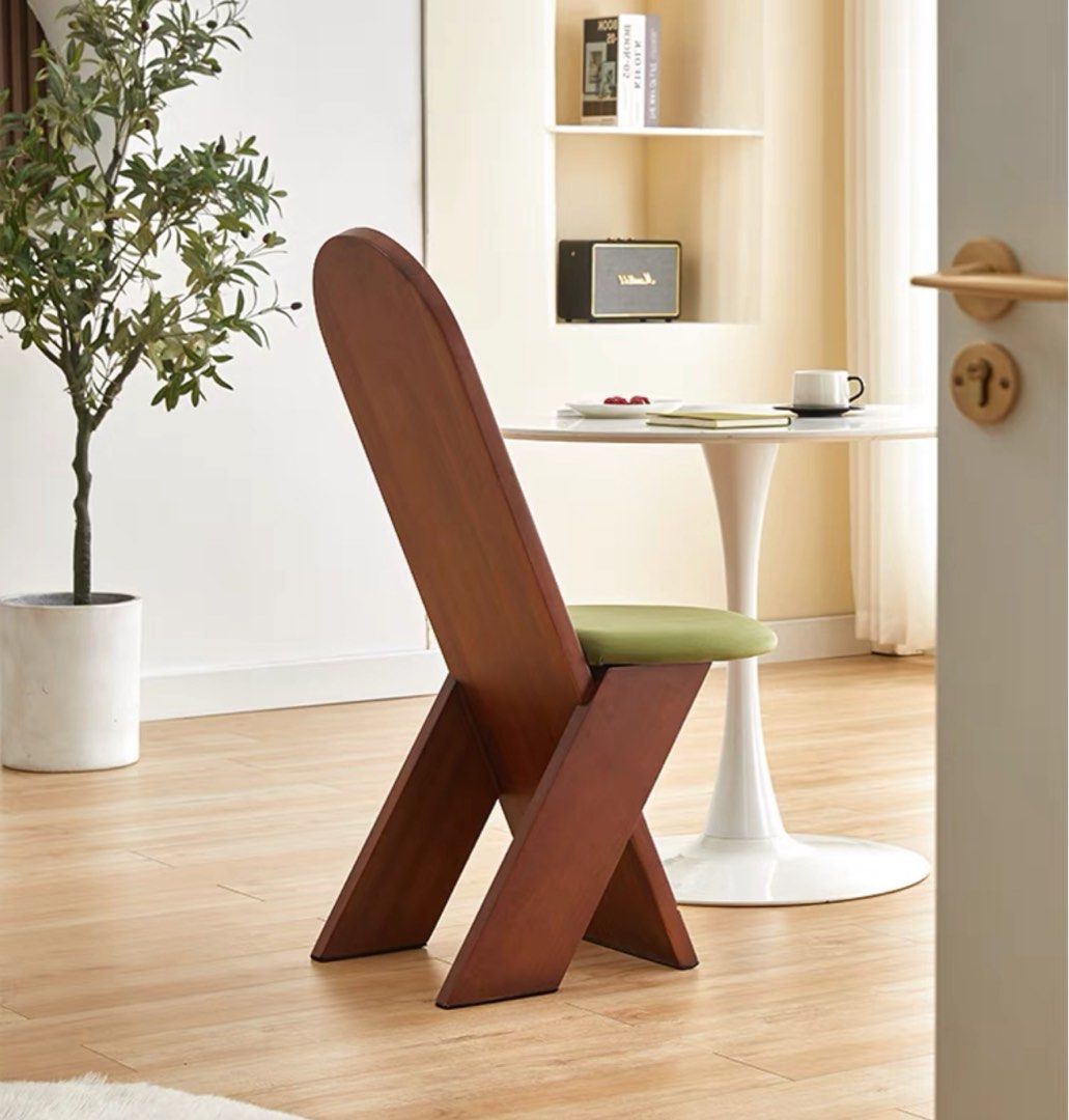 NORVELL Mid-Century Solid Wood Dining Chair - Cassa Haus Singapore