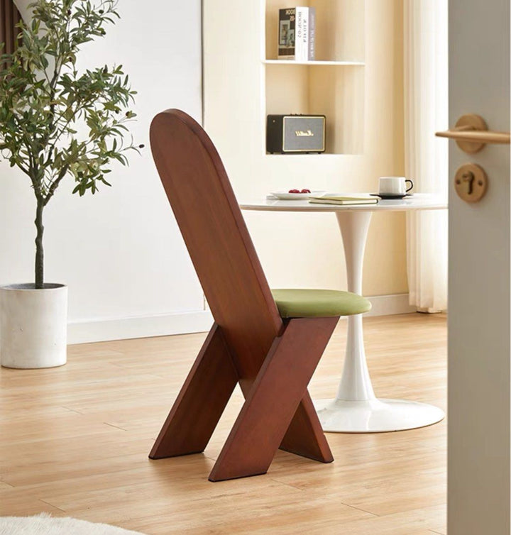 NORVELL Mid-Century Solid Wood Dining Chair - Cassa Haus Singapore