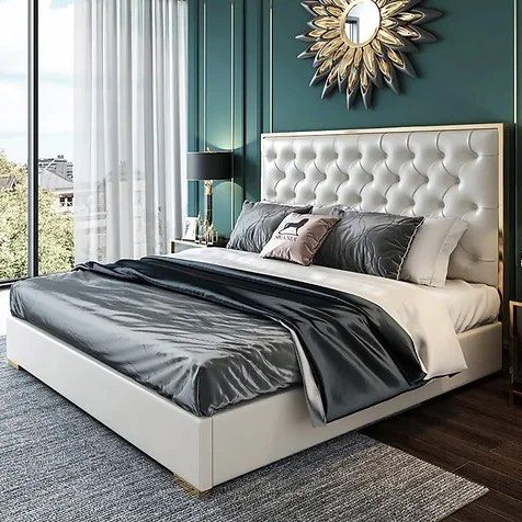 AURA Chesterfield Bedframe - Radical Homes Singapore