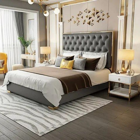 AURA Chesterfield Bedframe - Radical Homes Singapore