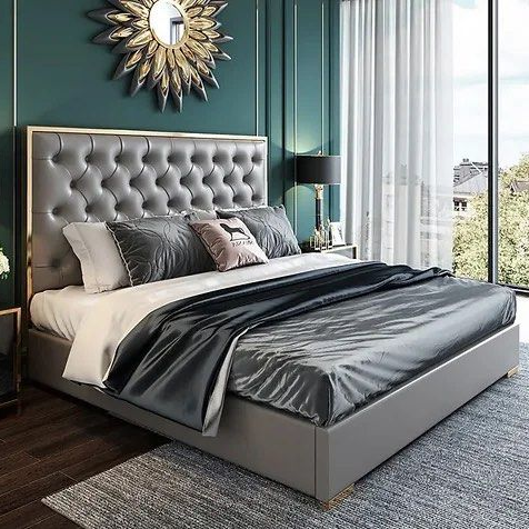 AURA Chesterfield Bedframe - Radical Homes Singapore
