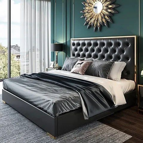AURA Chesterfield Bedframe - Radical Homes Singapore