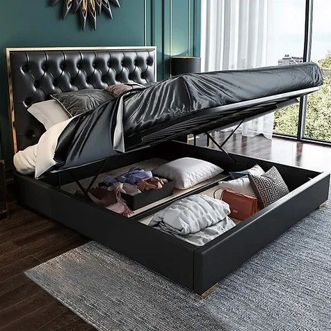 AURA Chesterfield Bedframe - Radical Homes Singapore