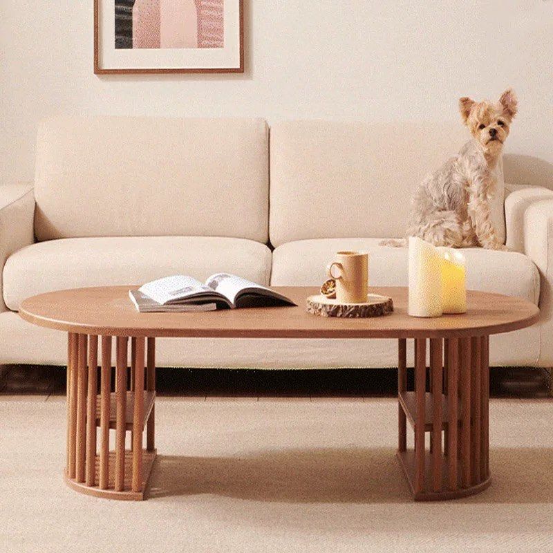 AURIS Scandinavian Solid Wood Coffee Table - Radical Homes Singapore