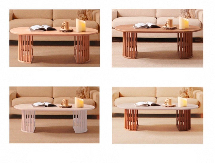 AURIS Scandinavian Solid Wood Coffee Table - Radical Homes Singapore