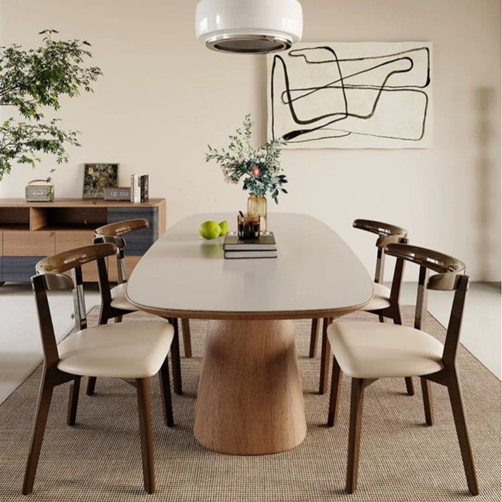 LOERA Modern Sintered Stone Dining Table - Radical Homes Singapore