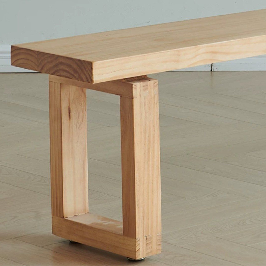 STILLWOOD Modern Solid Wood Bench