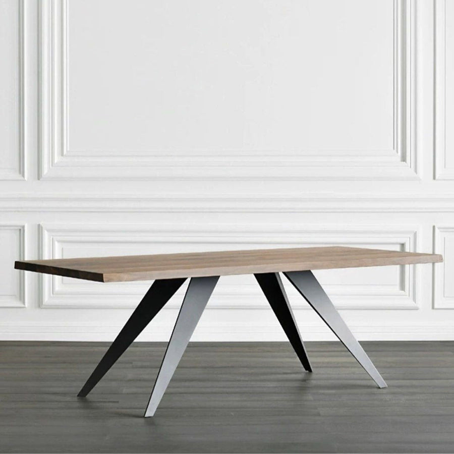 HOPKINS Modern Solid Wood Dining Table - Radical Homes Singapore