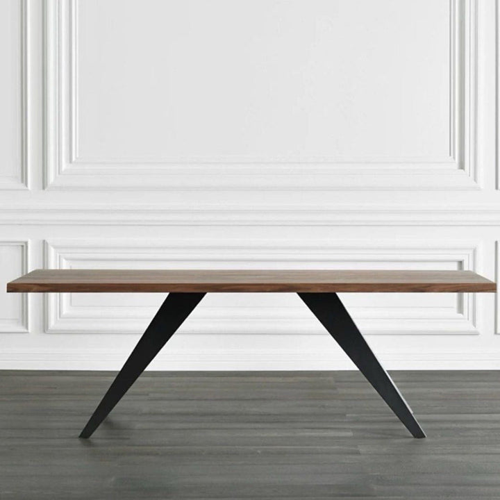 HOPKINS Modern Solid Wood Dining Table - Radical Homes Singapore