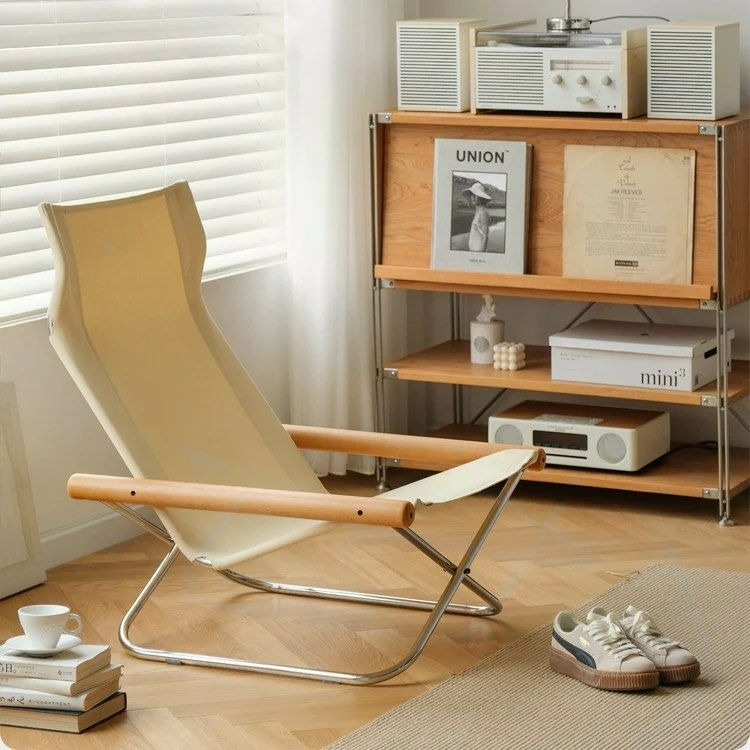 MOKI Canva Folding Lounger Chair - Cassa Haus Singapore