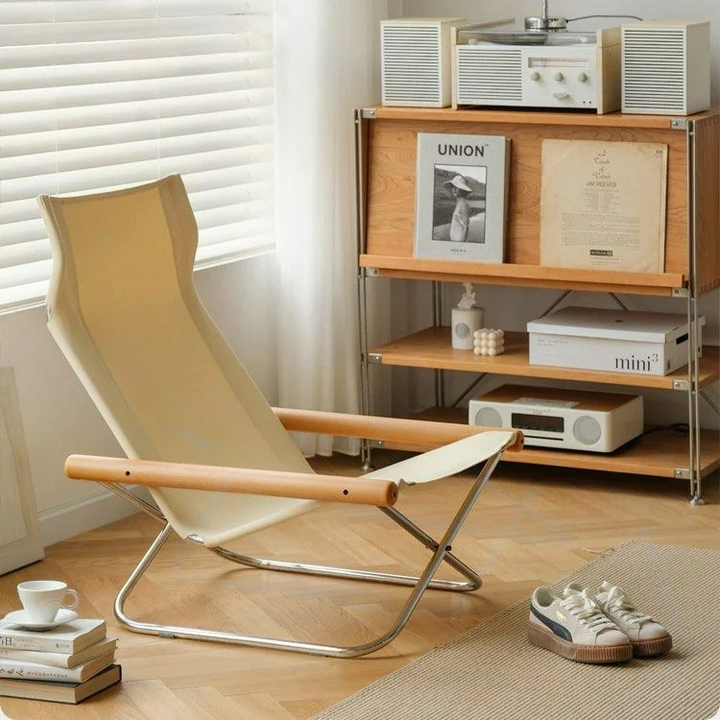 MOKI Canva Folding Lounger Chair - Cassa Haus Singapore