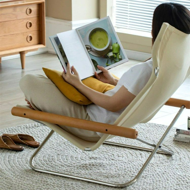 MOKI Canva Folding Lounger Chair - Cassa Haus Singapore