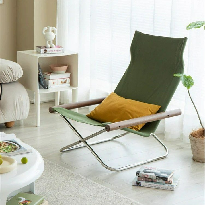 MOKI Canva Folding Lounger Chair - Cassa Haus Singapore