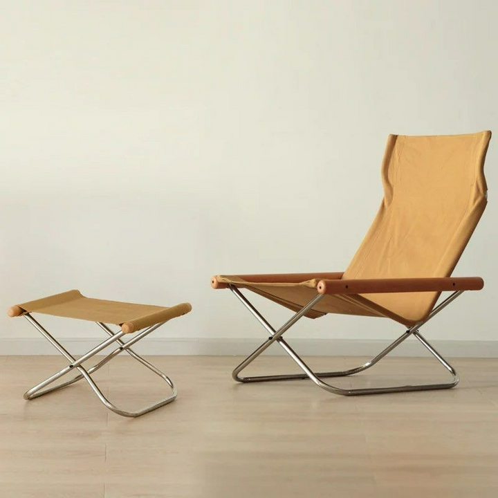MOKI Canva Folding Lounger Chair - Cassa Haus Singapore