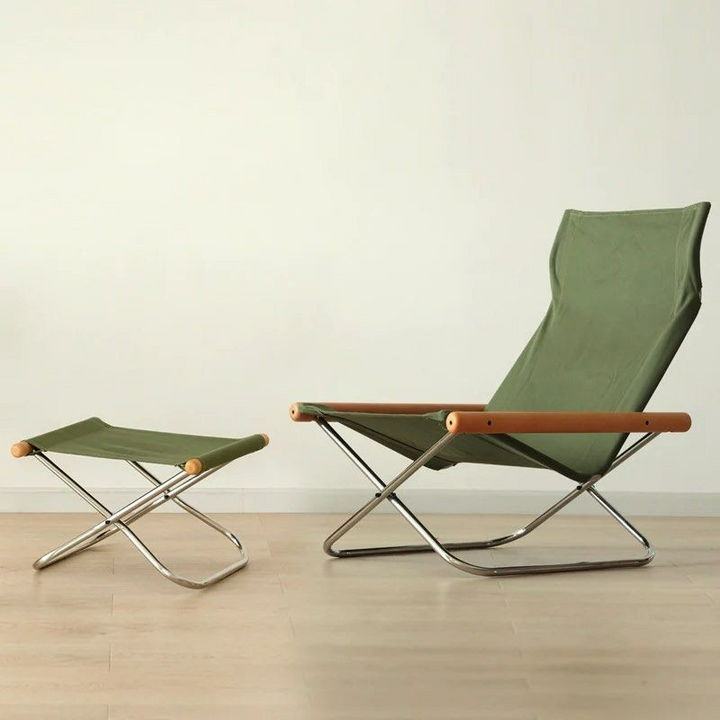 MOKI Canva Folding Lounger Chair - Cassa Haus Singapore