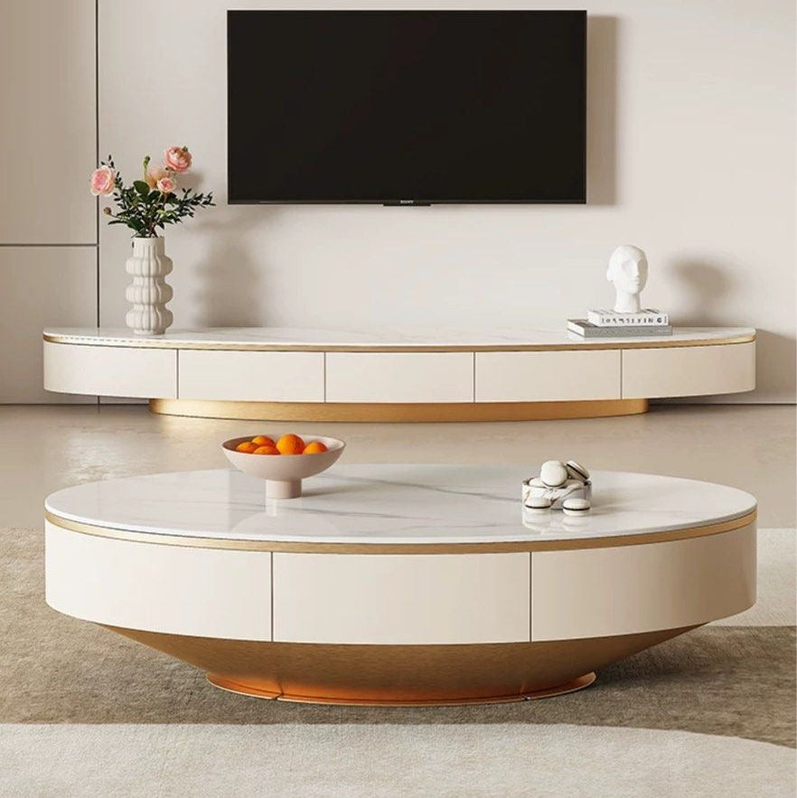 SABYN Modern TV Console & Coffee Table - Radical Homes Singapore