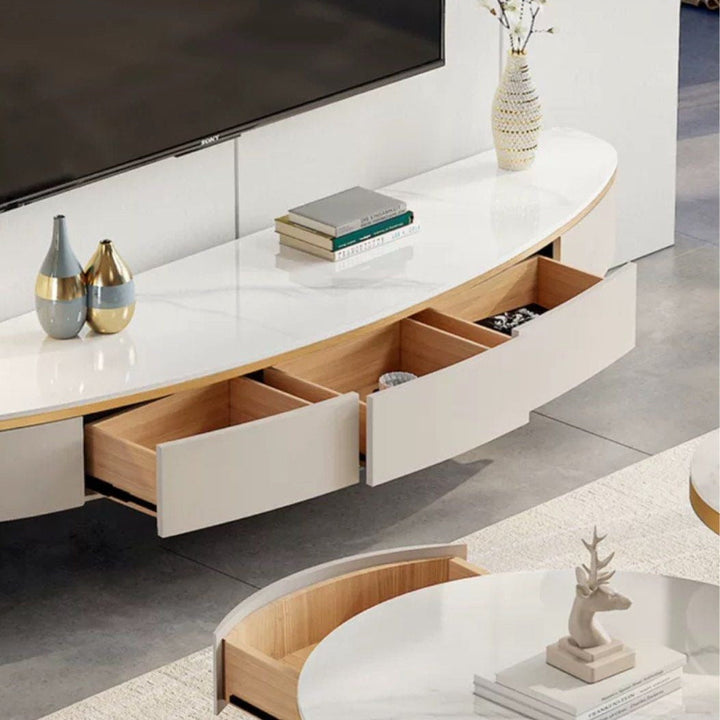 SABYN Modern TV Console & Coffee Table - Radical Homes Singapore
