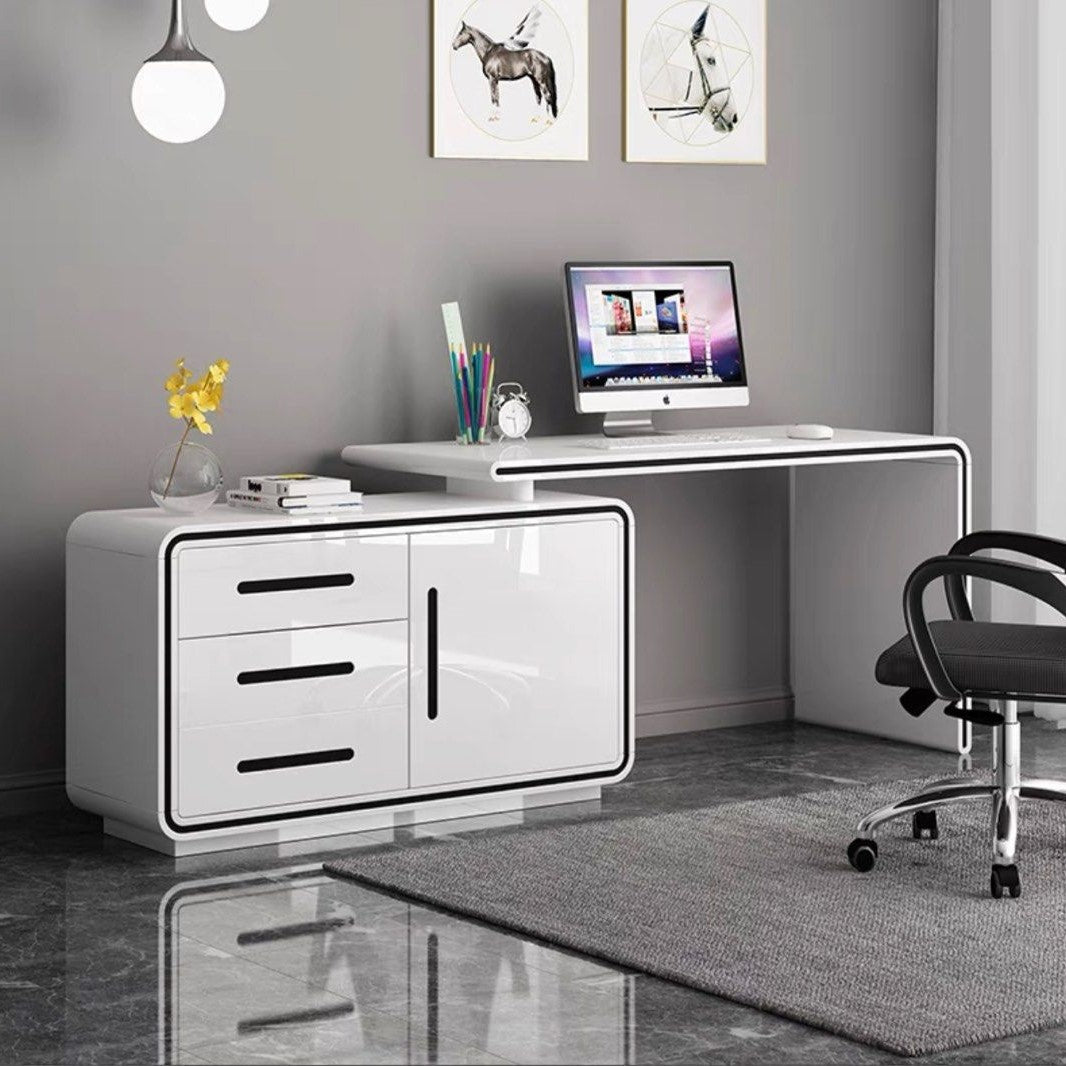 EVANOR Modern Rotatable Work Desk - Radical Homes Singapore