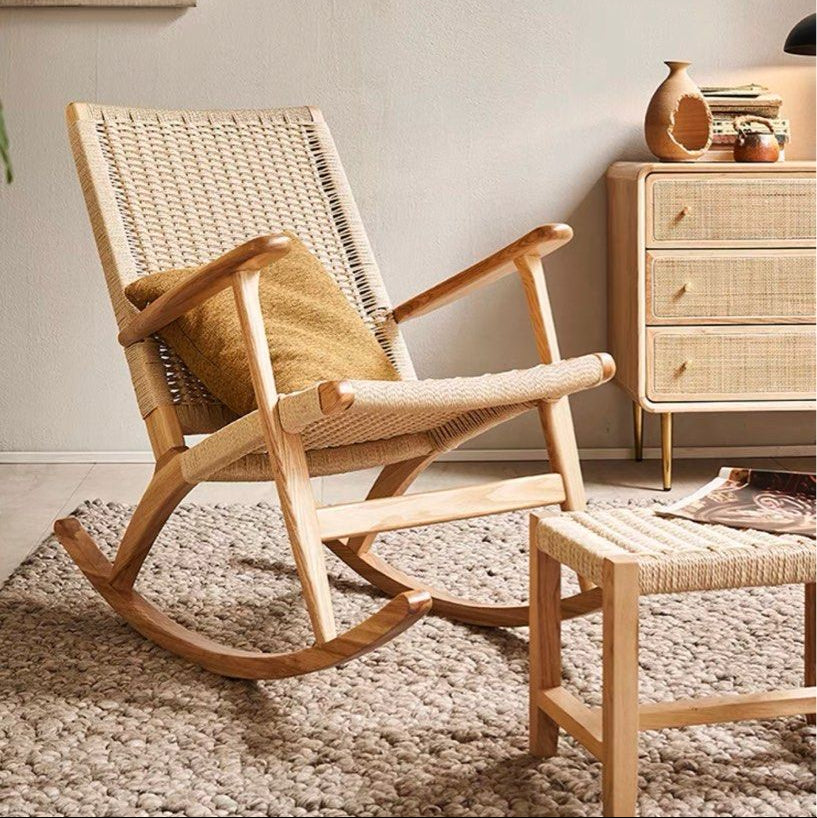 BARON Japandi Rocking Chair - Radical Homes Singapore