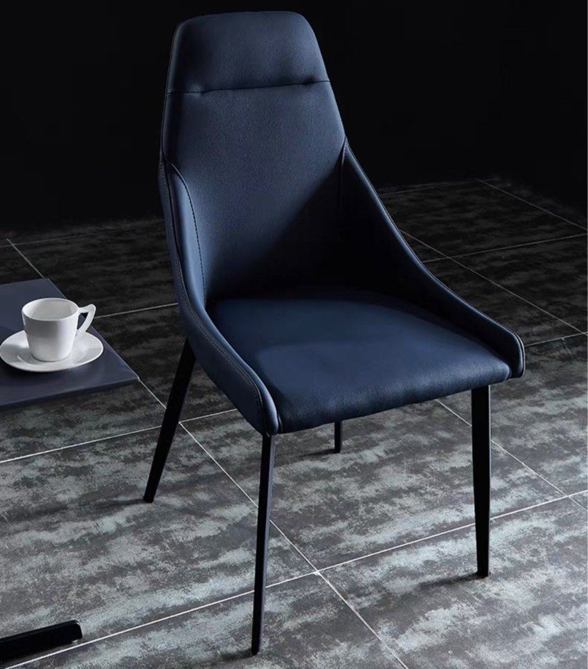 MEKT Modern Leather Dining Chair - Radical Homes Singapore