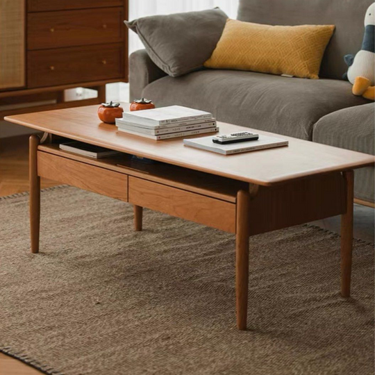 CORVEN Solid Wood Coffee Table - Cassa Haus Singapore