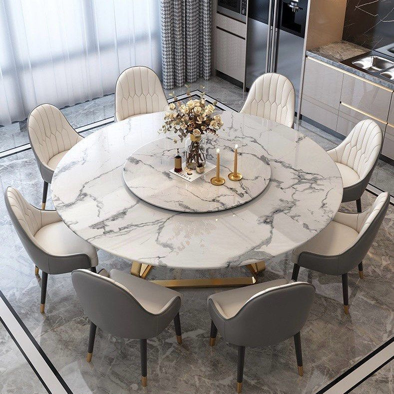 DESMOND Modern Sintered Stone Dining Table - Radical Homes Singapore