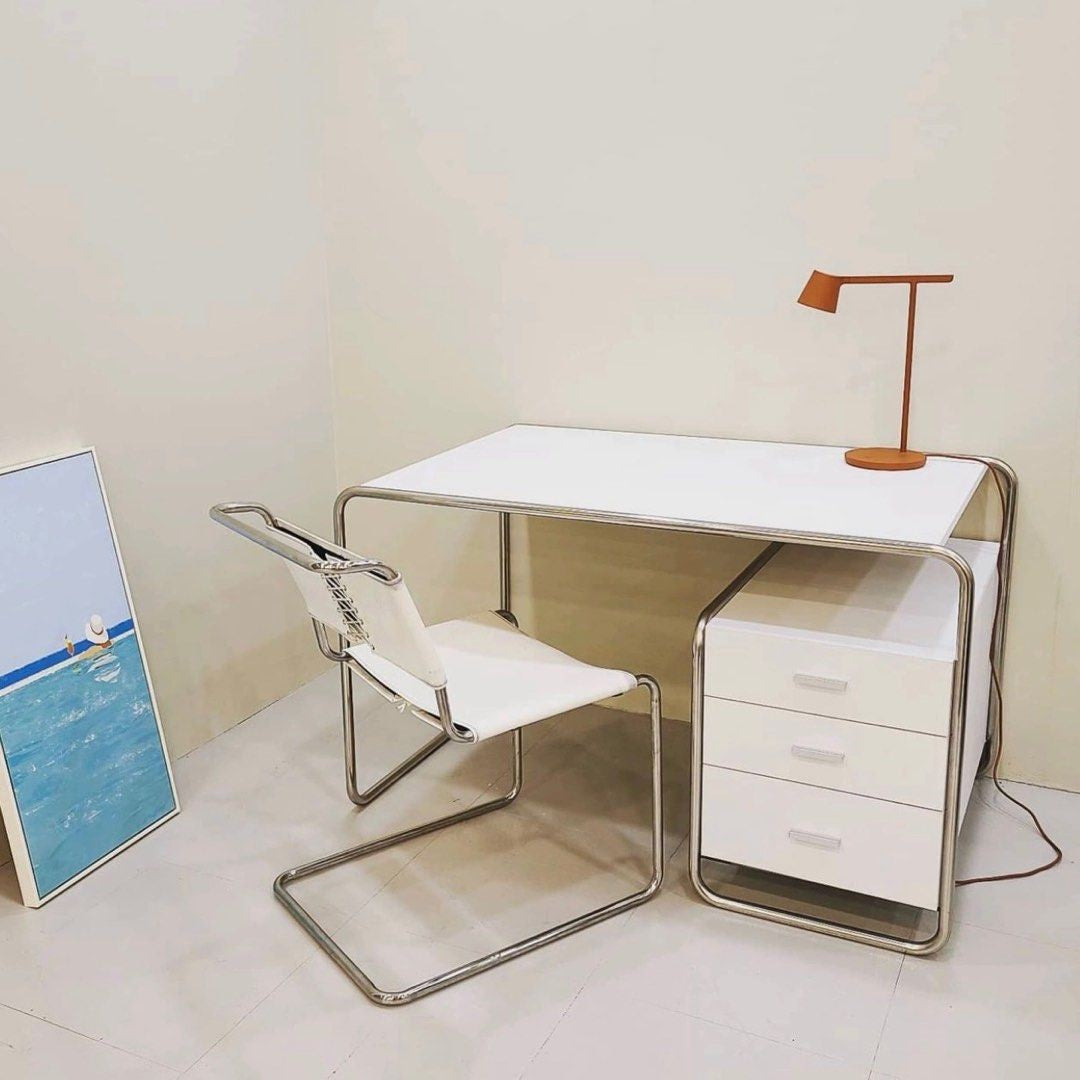ZEBULON Minimalist Study Desk & Chair - Cassa Haus Singapore