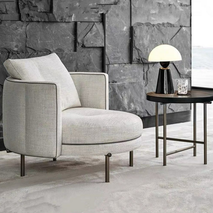 DAISY Modern Fabric Lounge Chair - Radical Homes Singapore