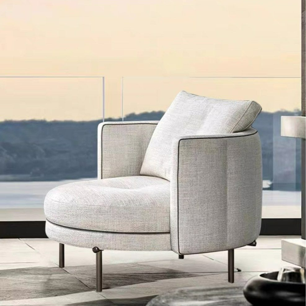 DAISY Modern Fabric Lounge Chair - Radical Homes Singapore
