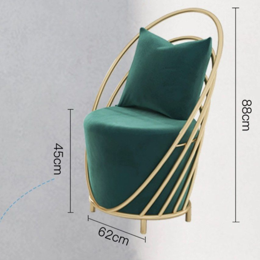TINO Modern Velvet Lounge Chair - Cassa Haus Singapore