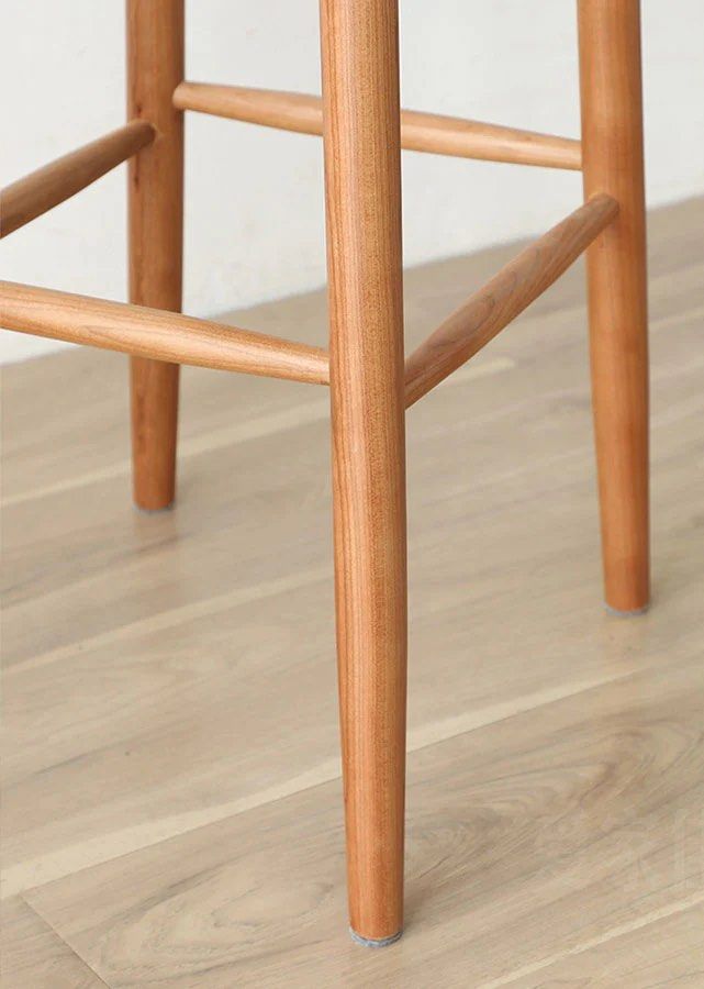 SHAZZO Solid Wood Barstool - Radical Homes Singapore