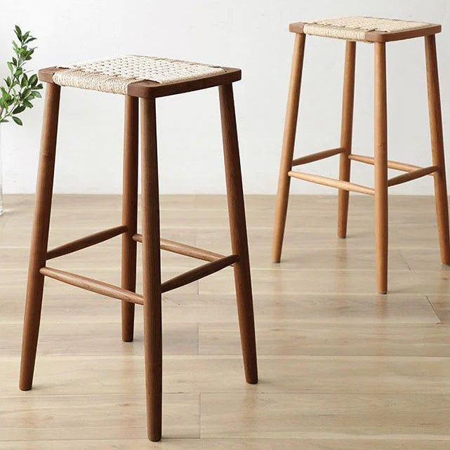 SHAZZO Solid Wood Barstool - Radical Homes Singapore