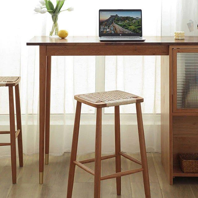 SHAZZO Solid Wood Barstool - Radical Homes Singapore