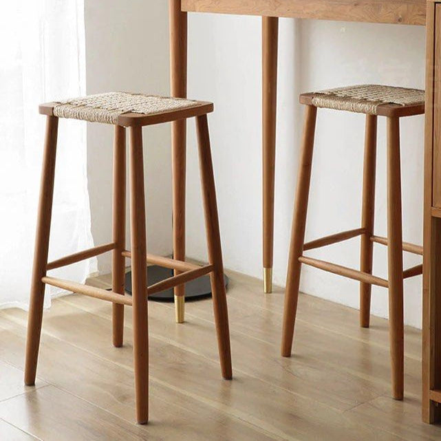 SHAZZO Solid Wood Barstool - Radical Homes Singapore