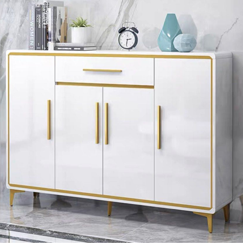 ELVARIS Modern Glossy Shoe Cabinet