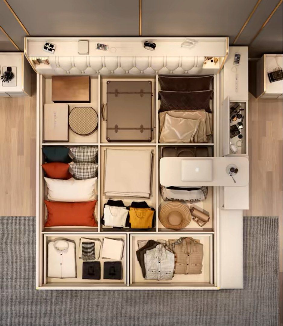 BELVA Modern Multi-Function Storage Bedframe - Radical Homes Singapore