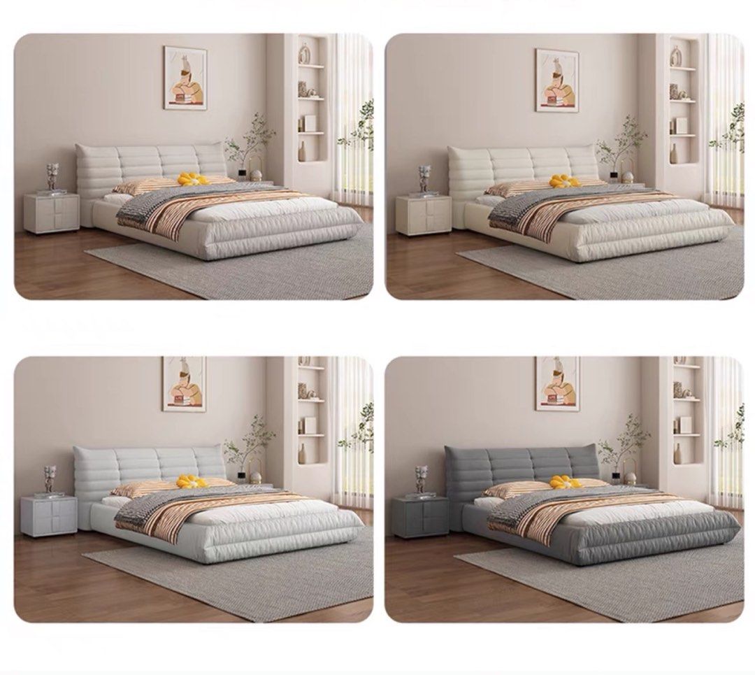 XELARO Modern Leather Bedframe