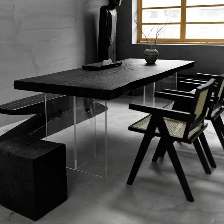 PERALTA Modern Wood Dining Table - Radical Homes Singapore
