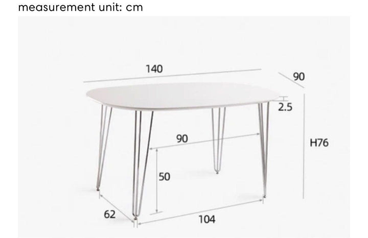 GIOVANNI Modern Dining Table - Radical Homes Singapore