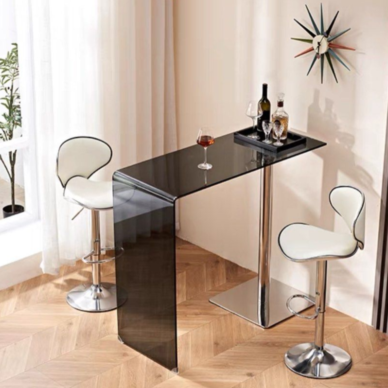 ARTHER Modern Glass Bar Table - Radical Homes Singapore