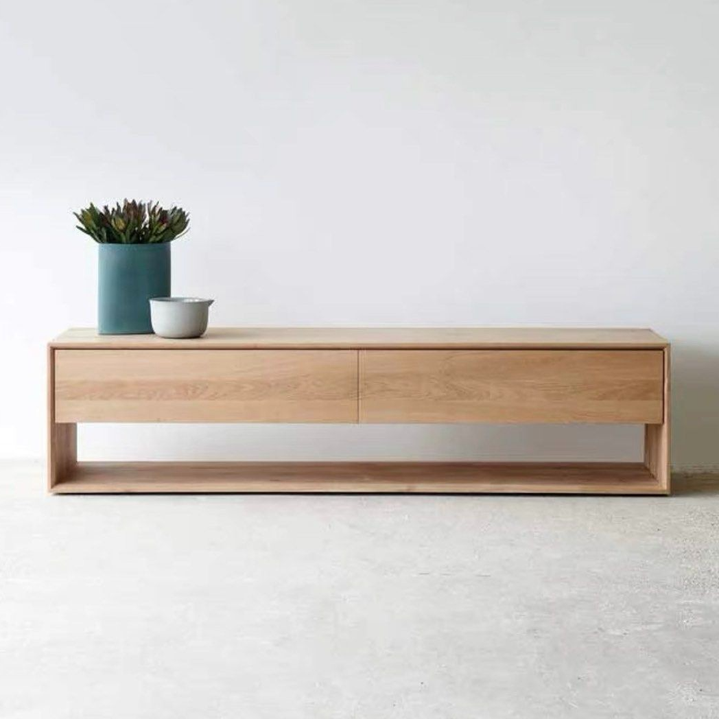 KALLUS Modern Solid Wood TV Console - Radical Homes Singapore