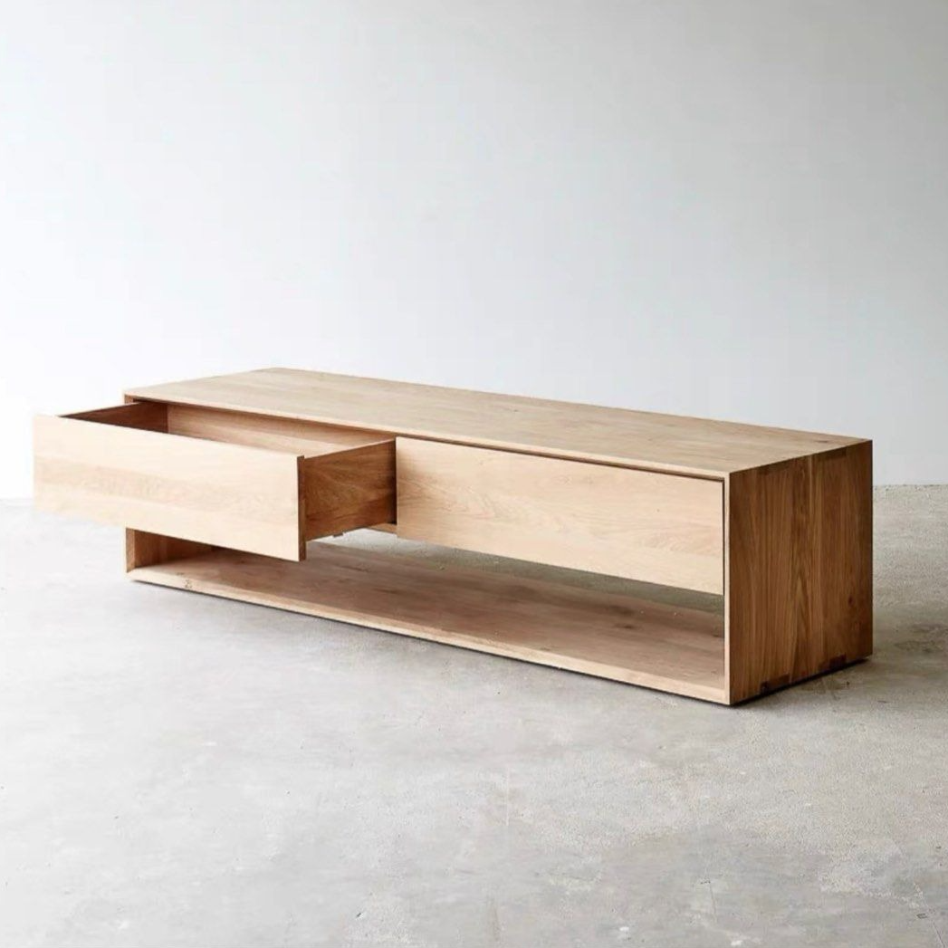 KALLUS Modern Solid Wood TV Console - Radical Homes Singapore
