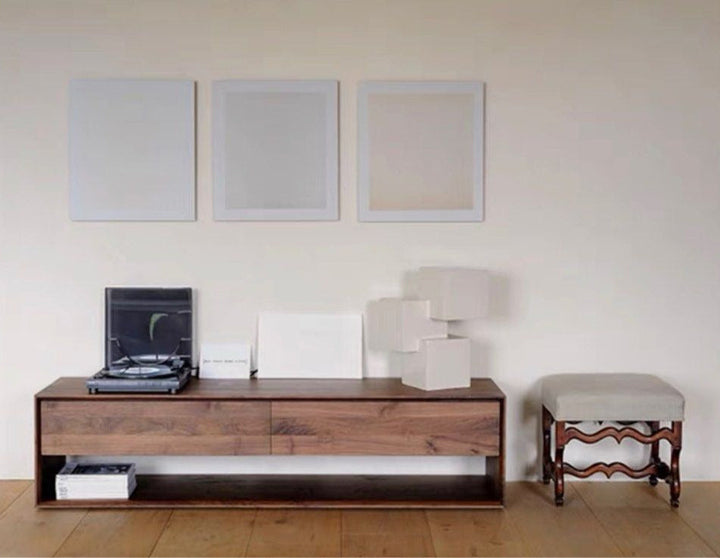 KALLUS Modern Solid Wood TV Console - Radical Homes Singapore