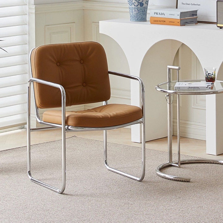 DOVANI Modern Leather Dining Chair - Cassa Haus Singapore