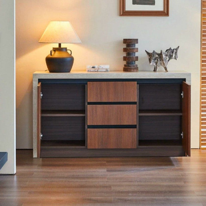 BETERN Modern Travertine Sideboard - Radical Homes Singapore