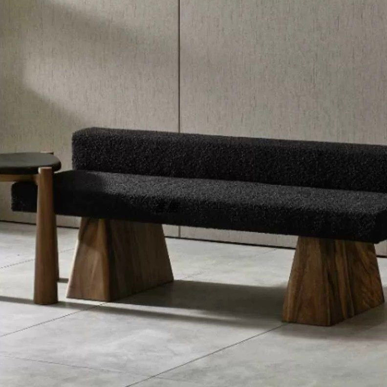 BRIONY Modern Boucle Bench - Radical Homes Singapore