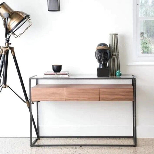 KAVARO Industrial Console Table - Cassa Haus Singapore