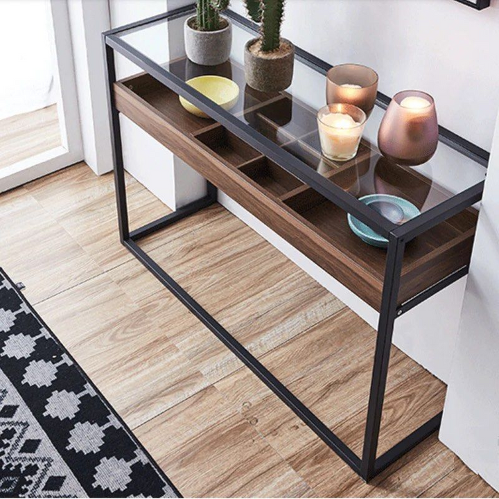 KIERAN Wood Console Table - Radical Homes Singapore